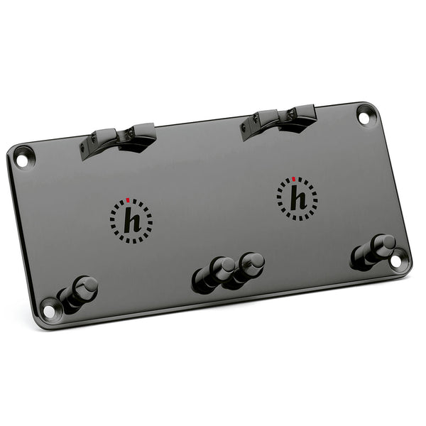 Dashboard Plate for Two Watches (Black)