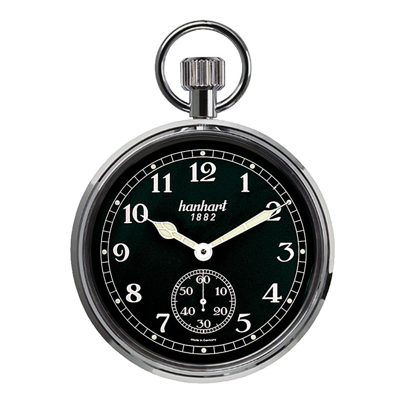 Daytime Clock "Board Time" Black Chrome-plated (Smooth Bezel)