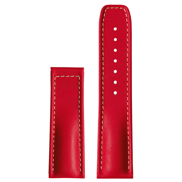 PRIMUS calf leather strap red (without clasp)