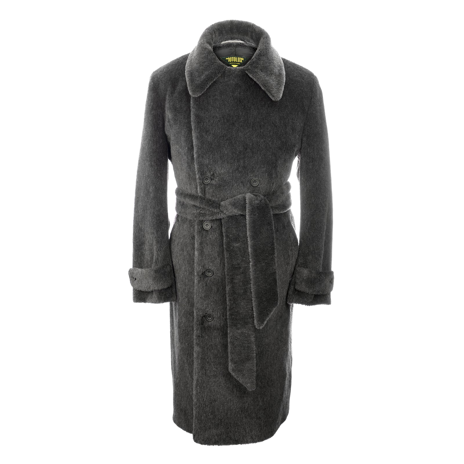 Teddy Coat Bear Fur BEAR COAT, CHARCOAL MELTON caramel Icon